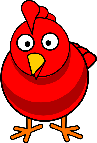 Little Red Hen Clip Art - Little Red Hen Clipart (402x593)