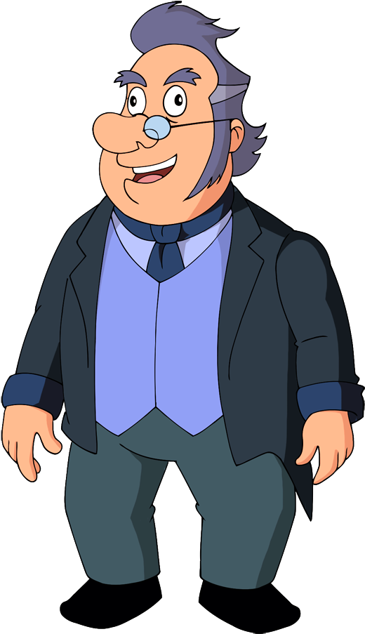 Oldman - Old Man Animation Png (627x930)