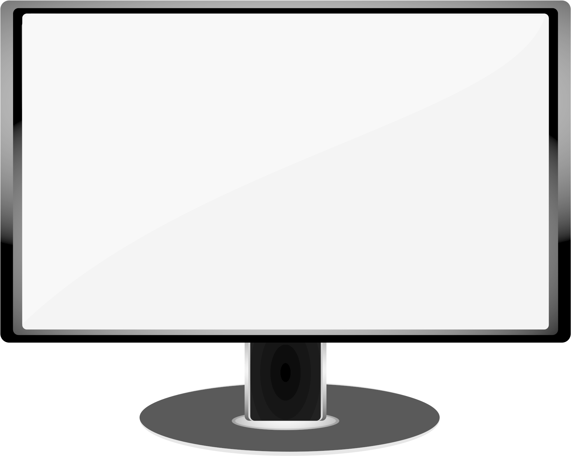 Big Image - Computer Monitor Clip Art (2400x1800)