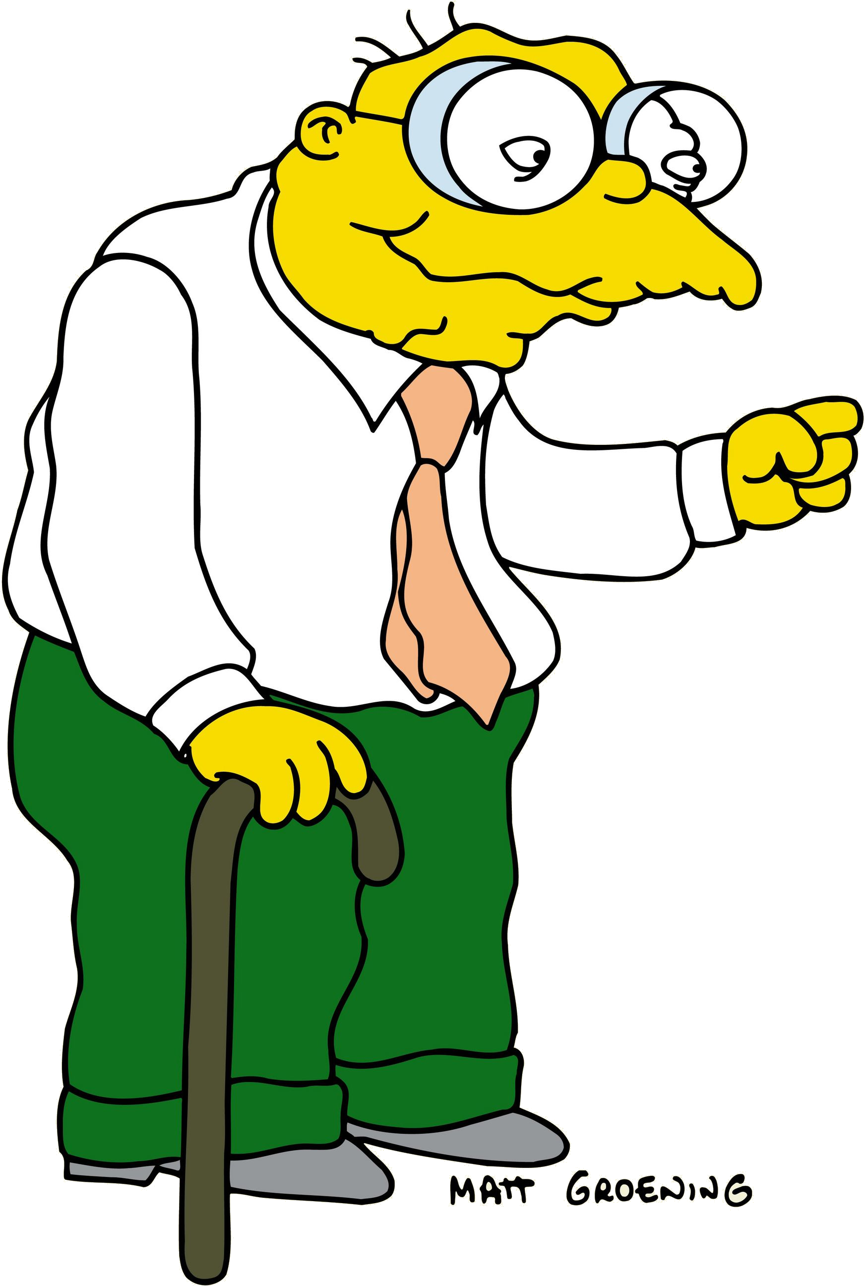 Simpsons Png - Hans Moleman (1842x2592)