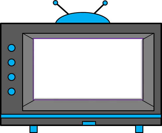 Frame Tv Clip Art (555x457)