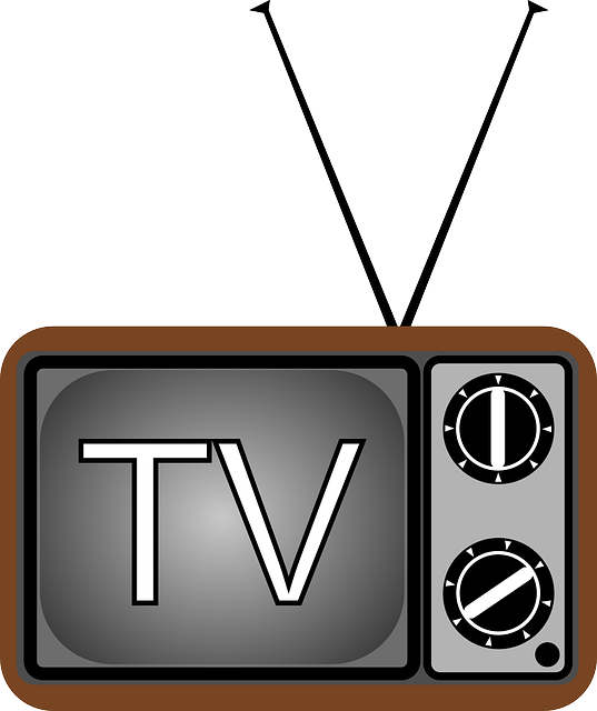 Antenna Television, Tv, Tube Tv, Vintage, Old, Antenna - Television Clipart (537x640)