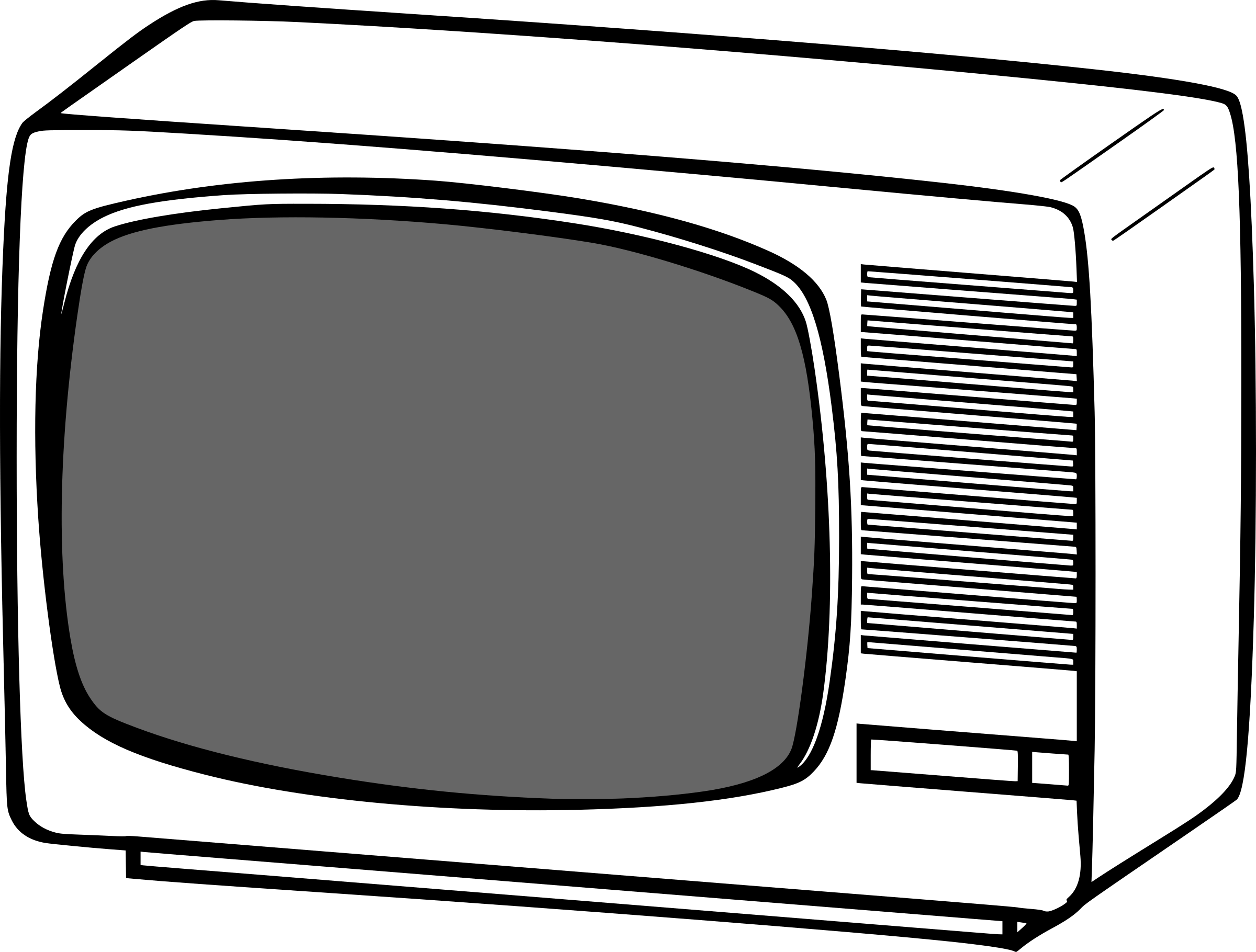 Electronics Television Tv Tv Set Televisio - Tv Images Clip Art (2400x1820)
