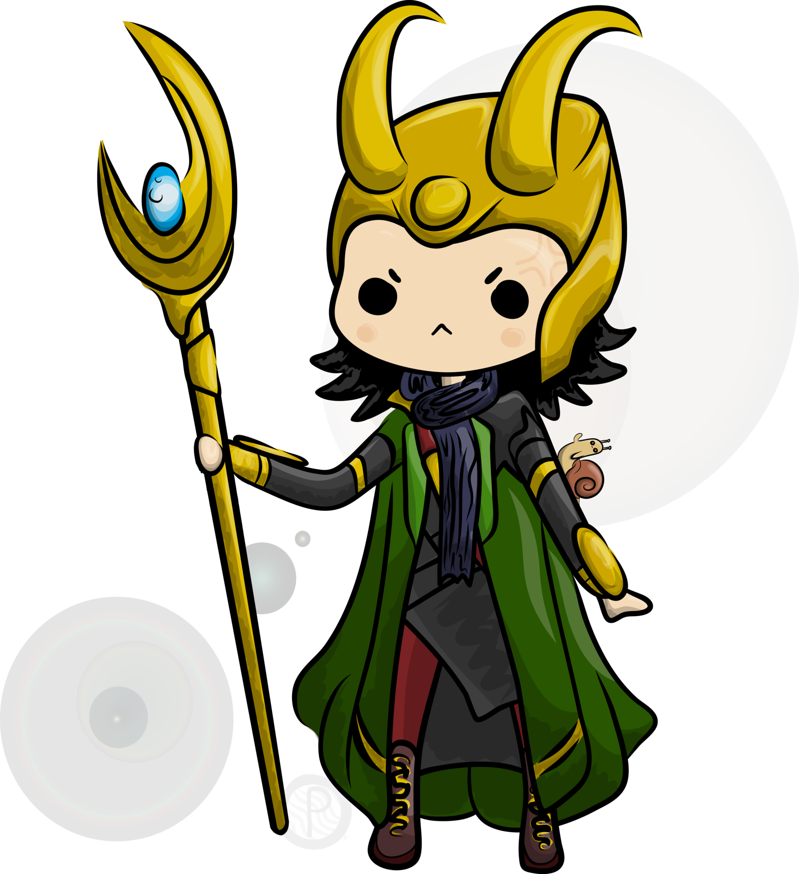 Com Outragedpudding Loki [155] By Outragedpudding - Loki Clipart Cartoon (1600x1749)