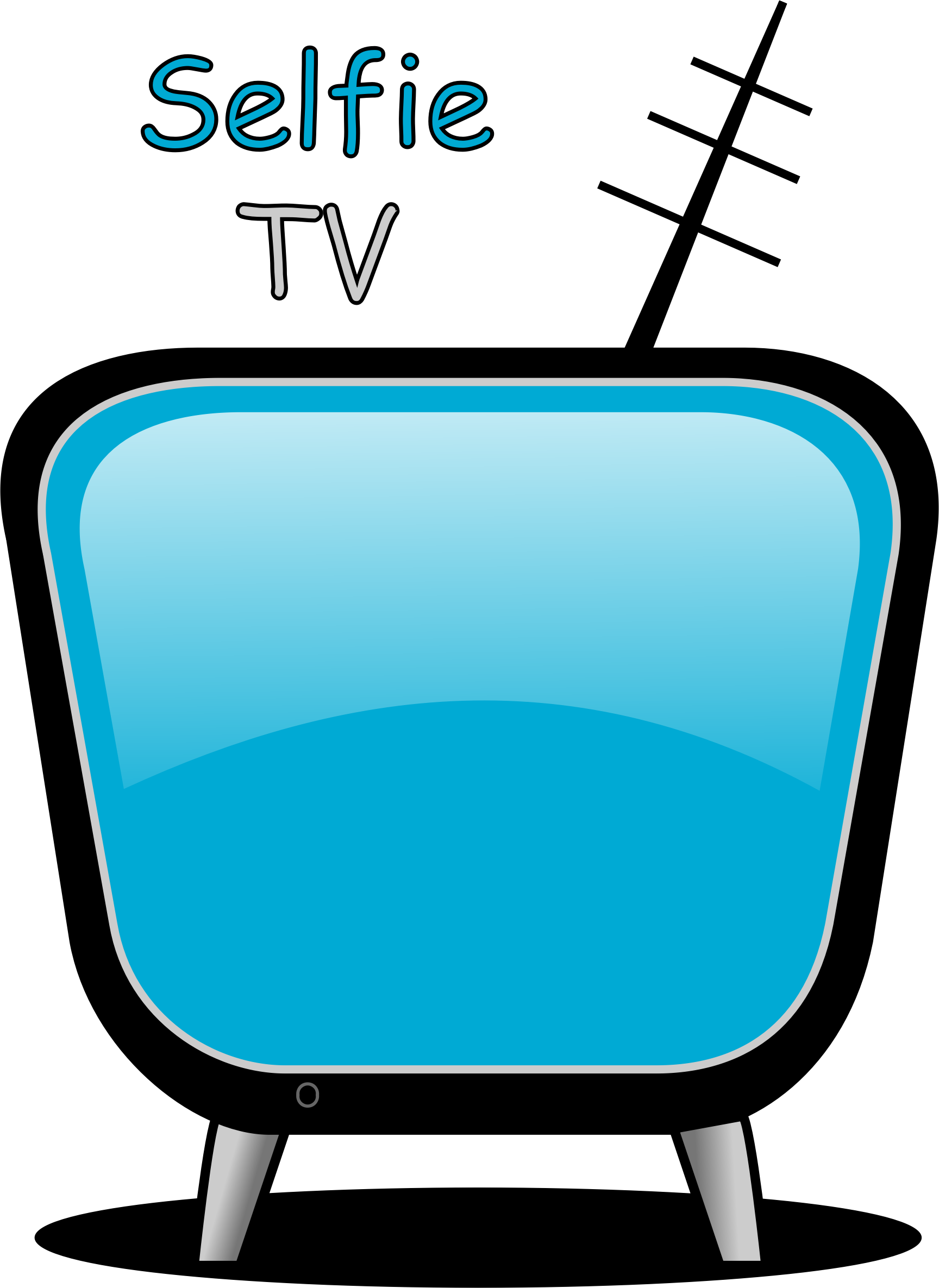 Big Image - Tv Clip Art (1728x2371)