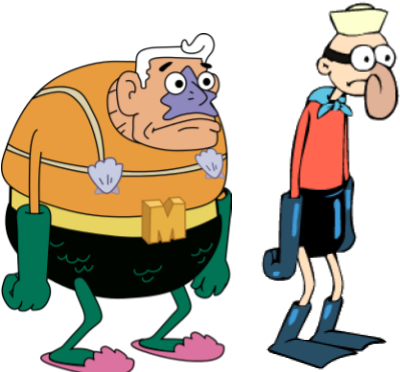 Mermaid Man And Barnacle Boy - Mermaid Man And Barnacle Boy Costumes Diy (420x390)