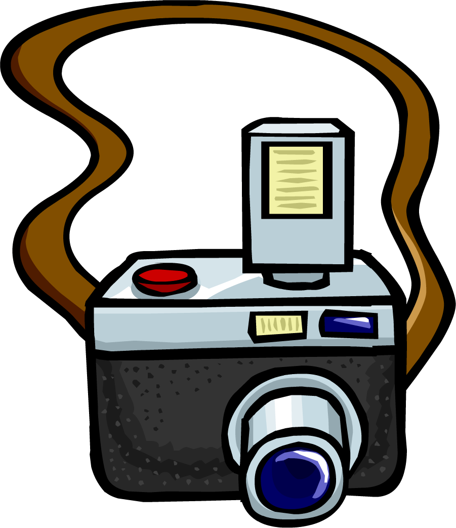 Camera - Club Penguin With Camera (901x1043)
