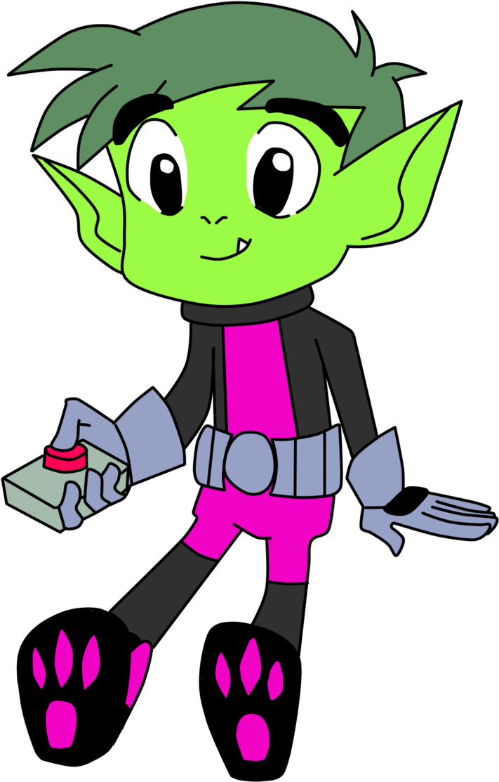 Iggypeetaluna 77 33 Beast Boy By Beastgreen - Beast Boy (1024x1365)