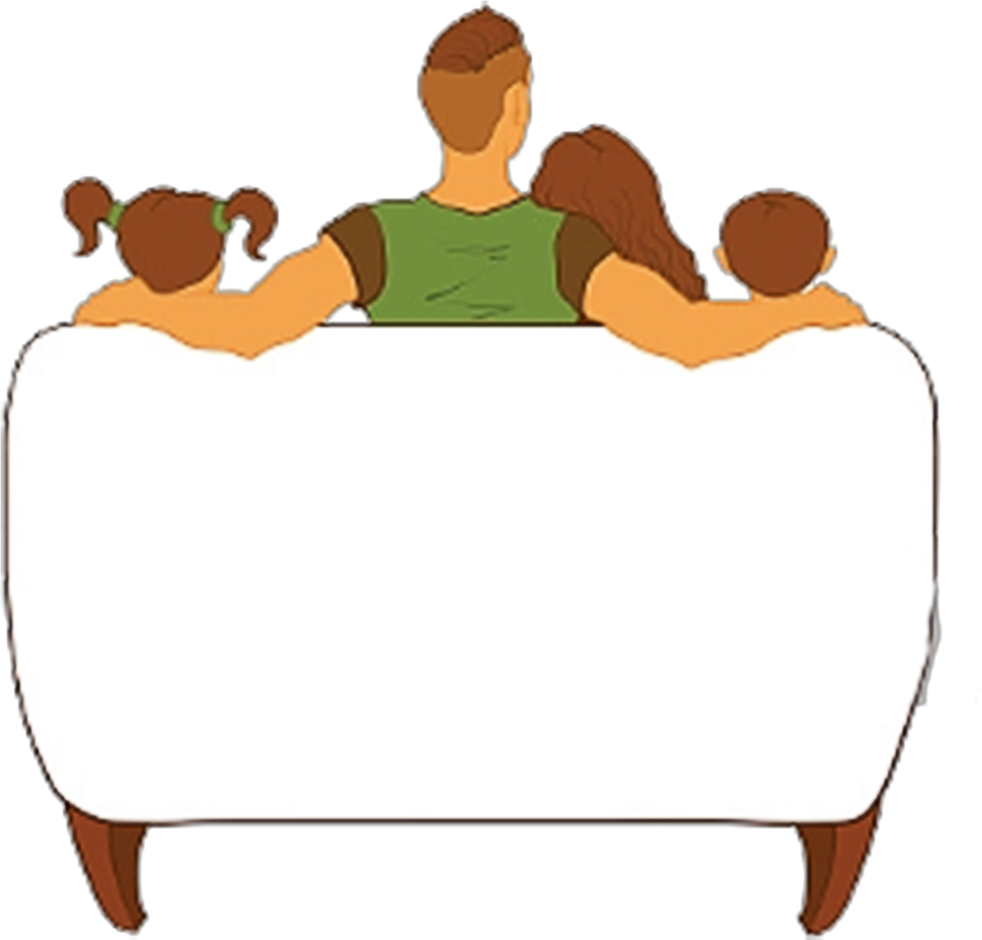 Television Family Cartoon Clip Art - Television (1500x1386)