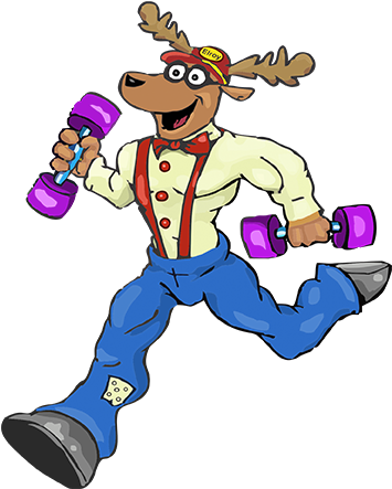 Getting Fit With Elroy - Cartoon (360x456)