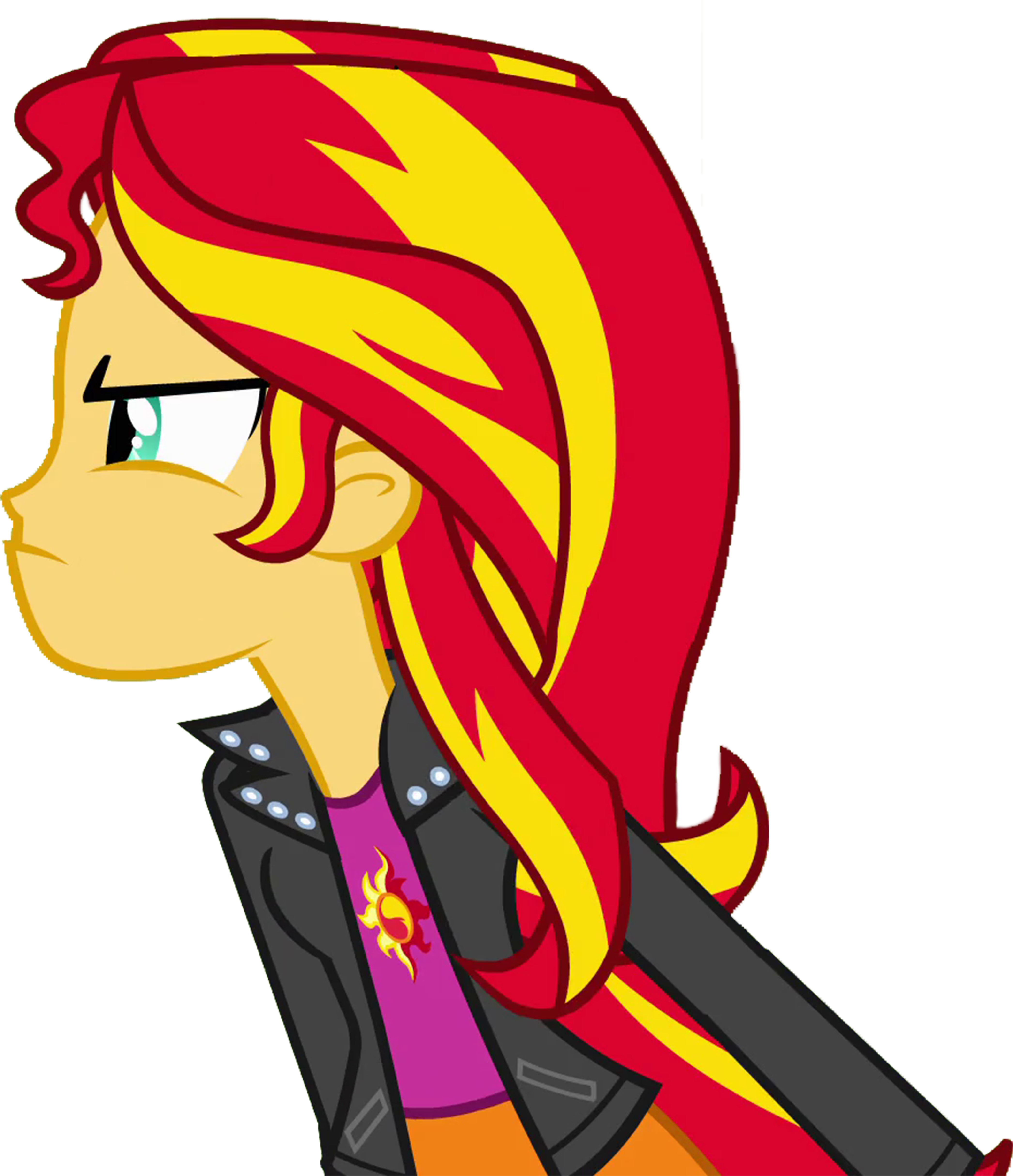 Sunset Shimmer Angry By Ytpinkiepie2 - Mlp Eg Sunset Shimmer (4185x4860)