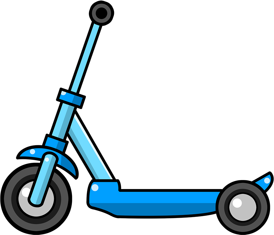Scooter Clipart - Scooter Clipart (1067x931)