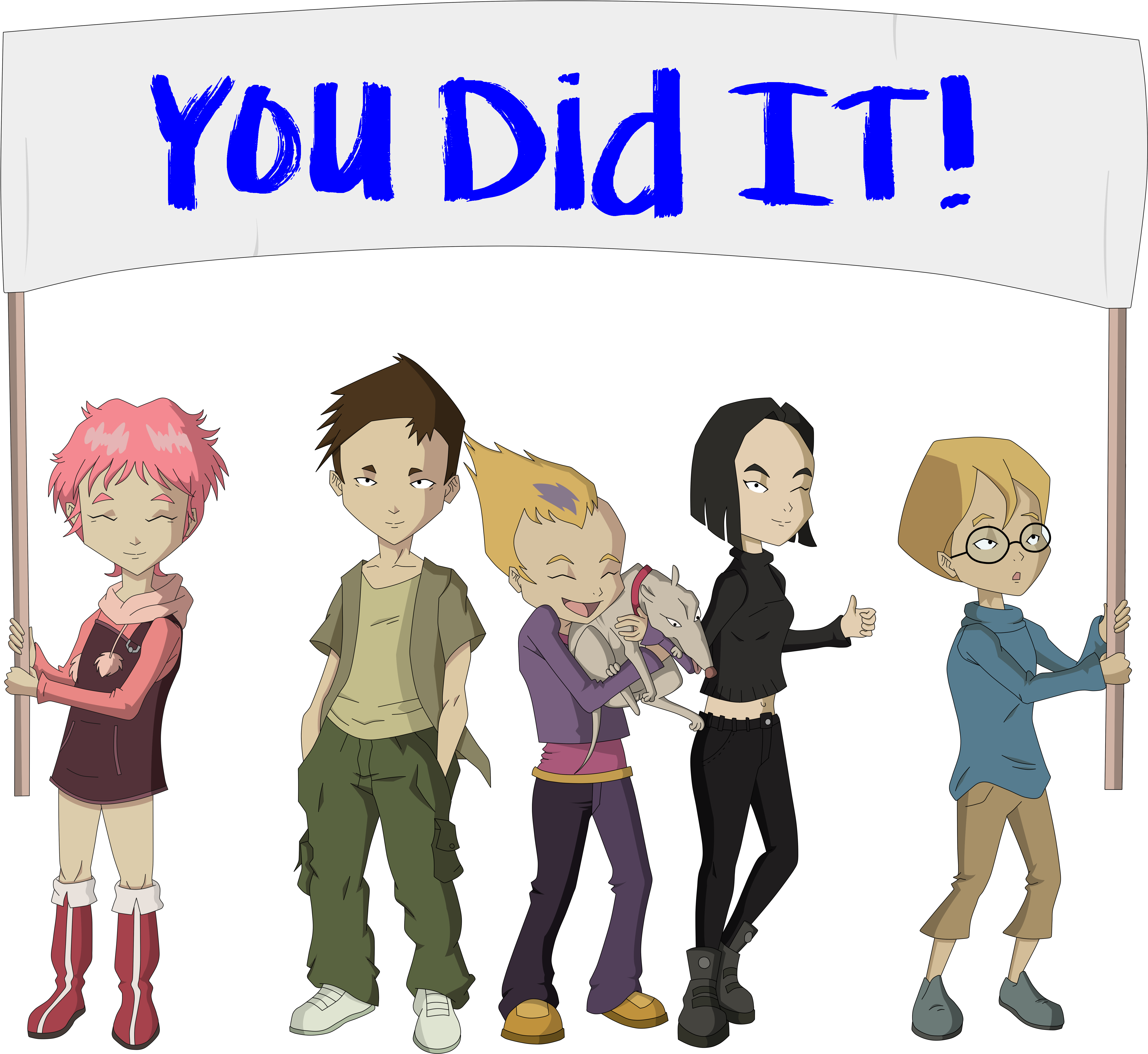 Code Lyoko Card For A Friend - Code Lyoko (6000x5500)