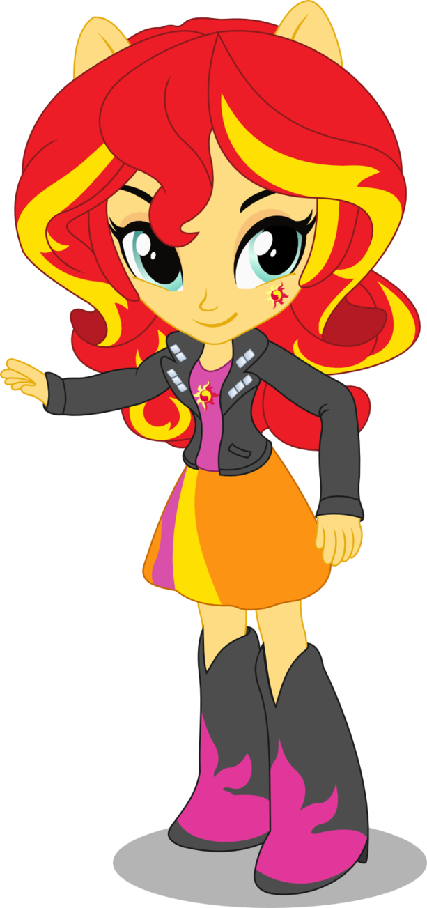 Equestria Girls Mini By Seahawk270 - Mlp Eg Minis Sunset Shimmer (613x1303)