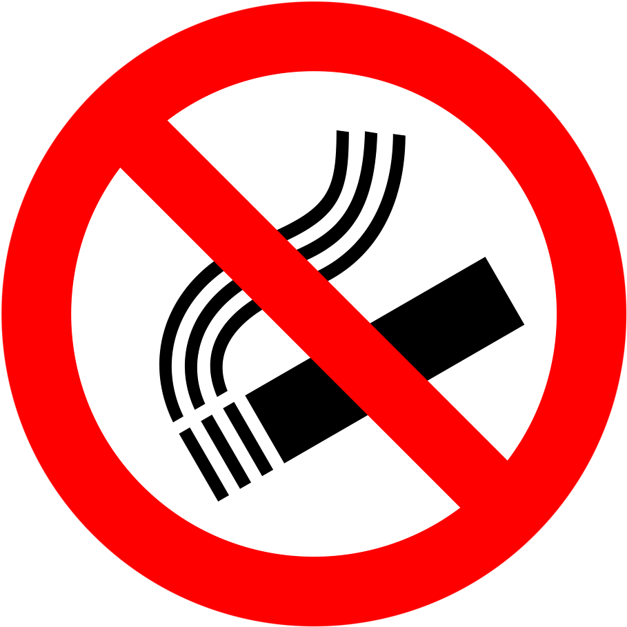 The Great Debate - No Smoking Sign Large (2400x2400)