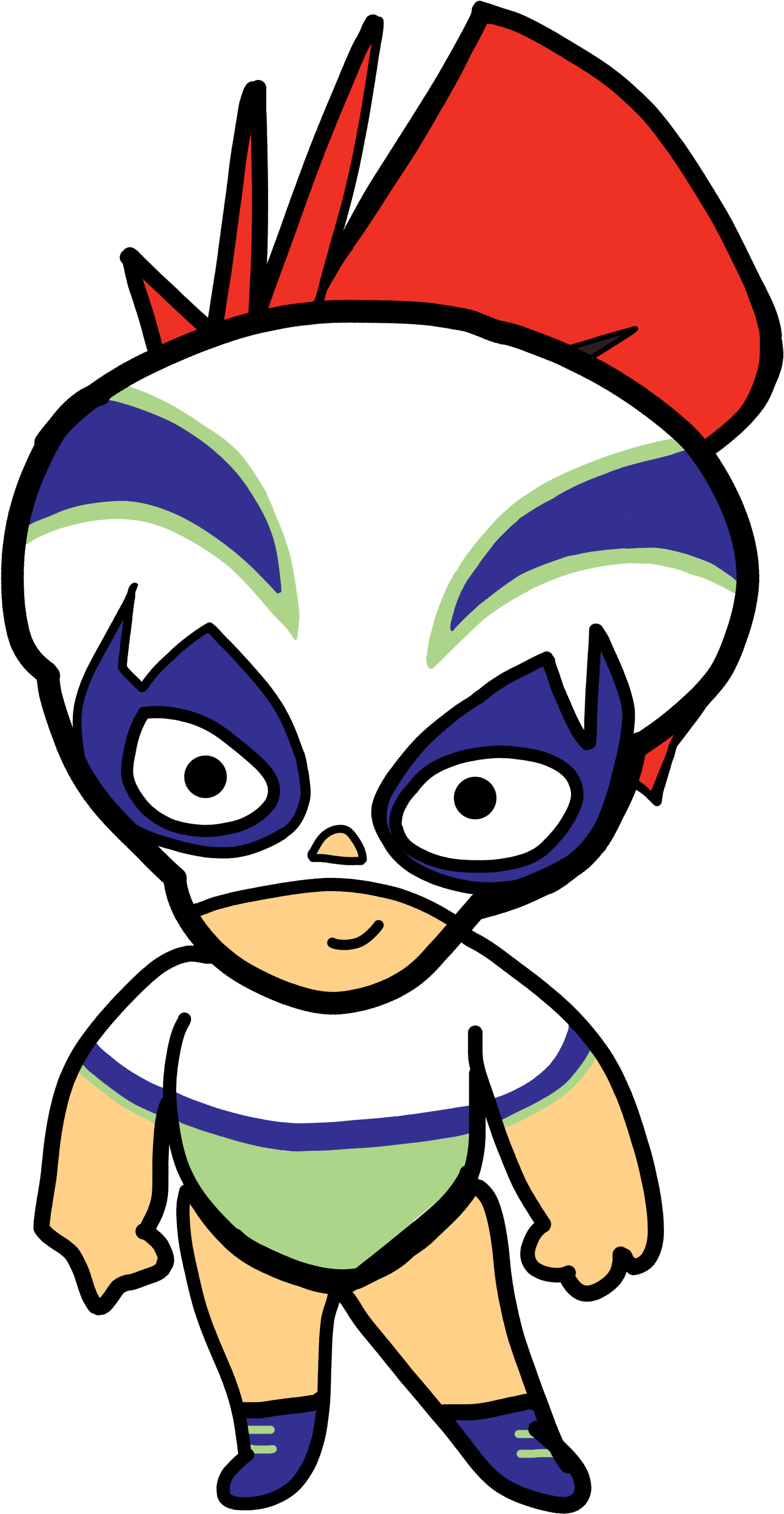 Mucha Lucha By Asuma17 Buena Girl - Bueno Girl (1821x3429)