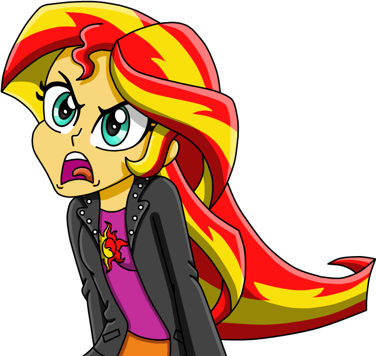 Sunset Shimmer Equestria Girl Yelling By Drinkyourvegetable - Equestria Girl Sunset Shimmer (919x785)