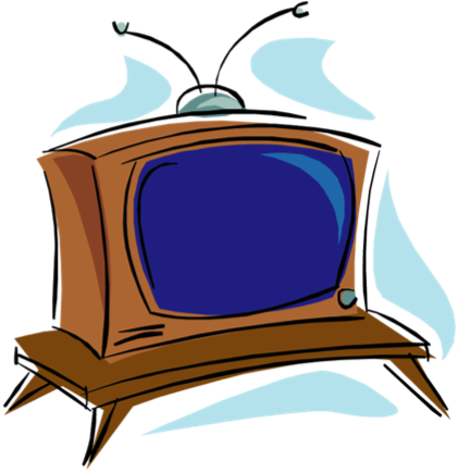 Toddlers And Tv - Cartoon (421x436)