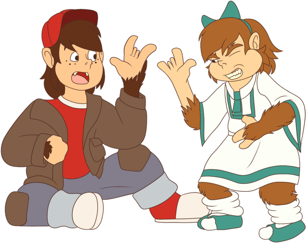 Kids To Apes By Sillyewe - Ape (1012x789)