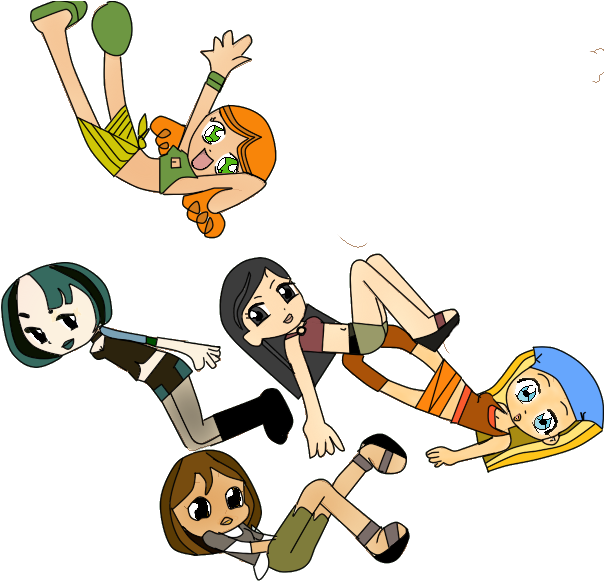 Chibi Total Drama Girls By Atuttumomo - Total Drama (616x630)