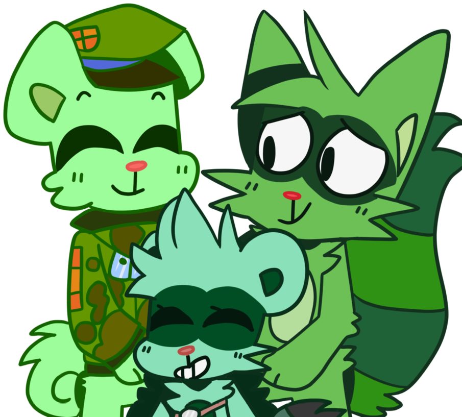 [art Trade]-happy Family By Snowyacorn - Art (904x883)