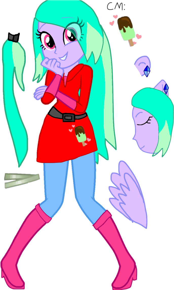 Eqccac 12 Equestria Girls Tropical Frosting By Gouhlsrule - Cartoon (696x1147)