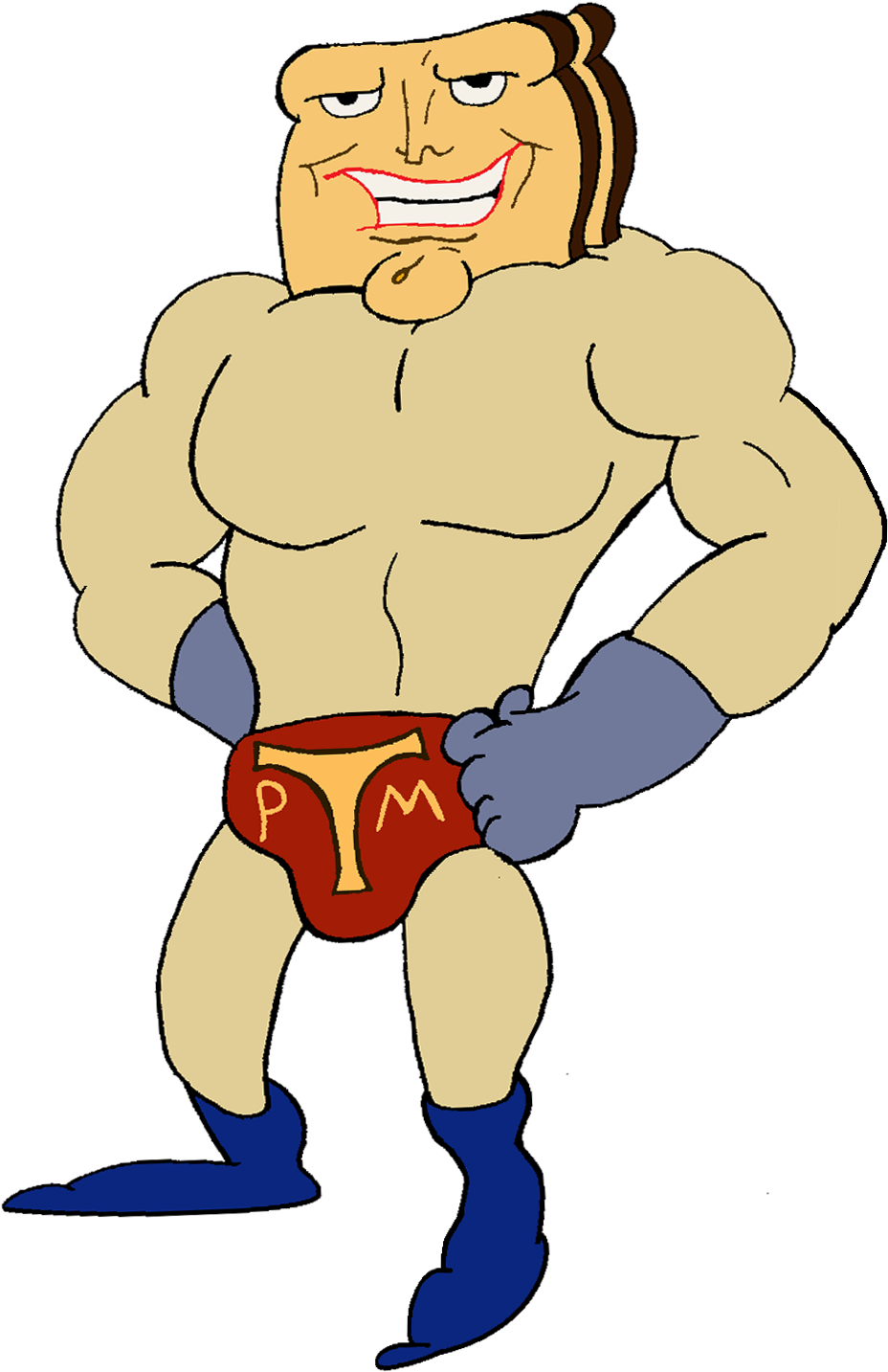 Powdered Toast Man By The Man Of Tomorrow - Powdered Toast Man Png (950x1450)