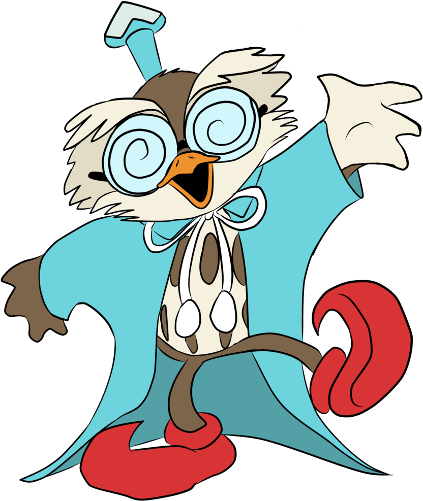 Old Man Owl By Waggonercartoons - Old Man Owl (900x1117)