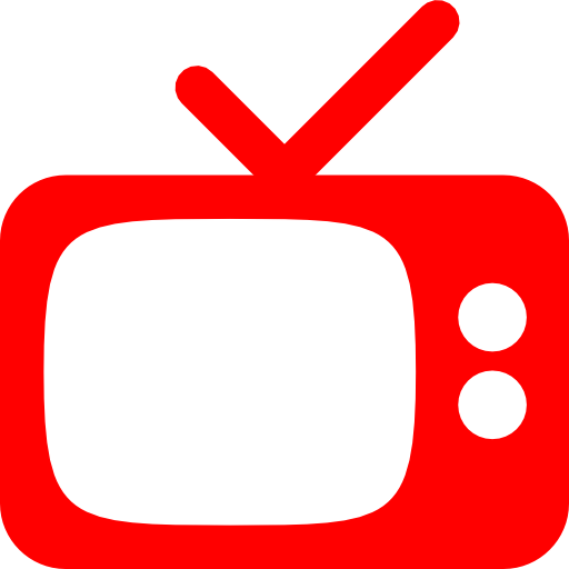 Red Tv Icon Png (512x512)