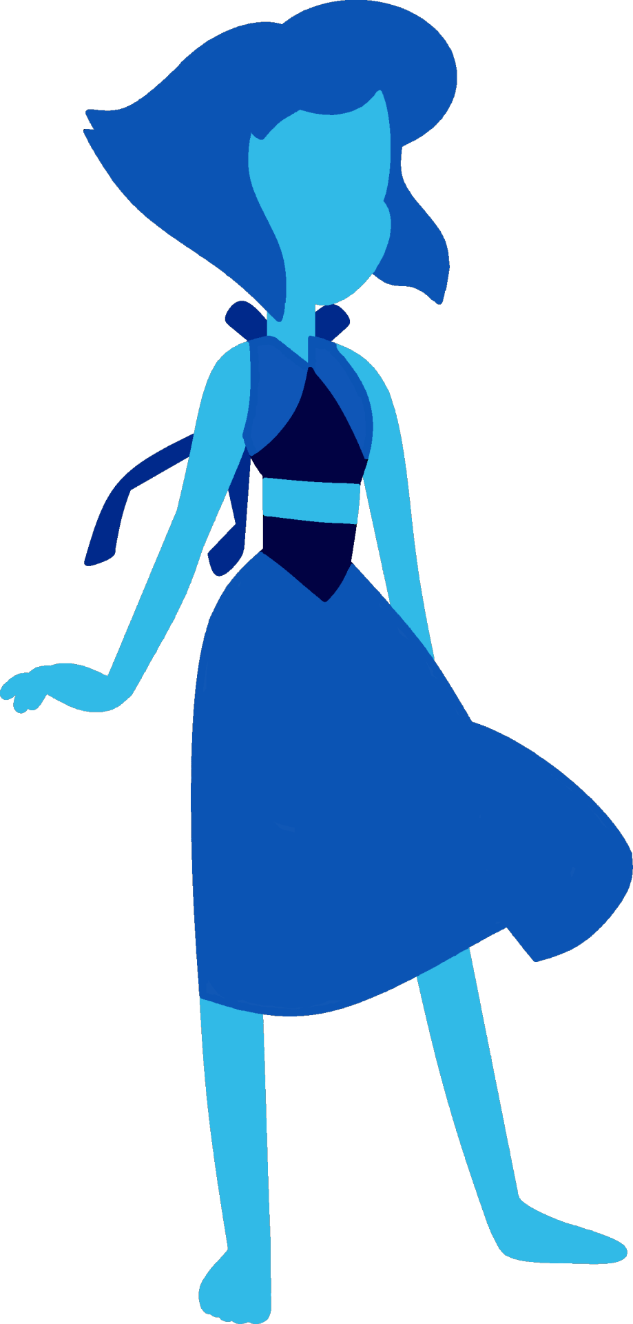 Child Silhouette Clipart - Lapislazuli Steven Universe (919x1920)
