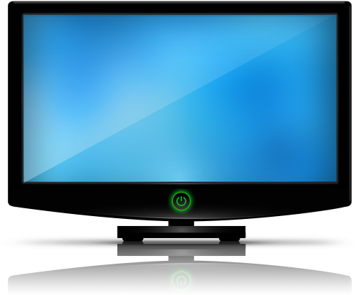 Television Clipart File Png Images - Led-backlit Lcd Display (512x512)