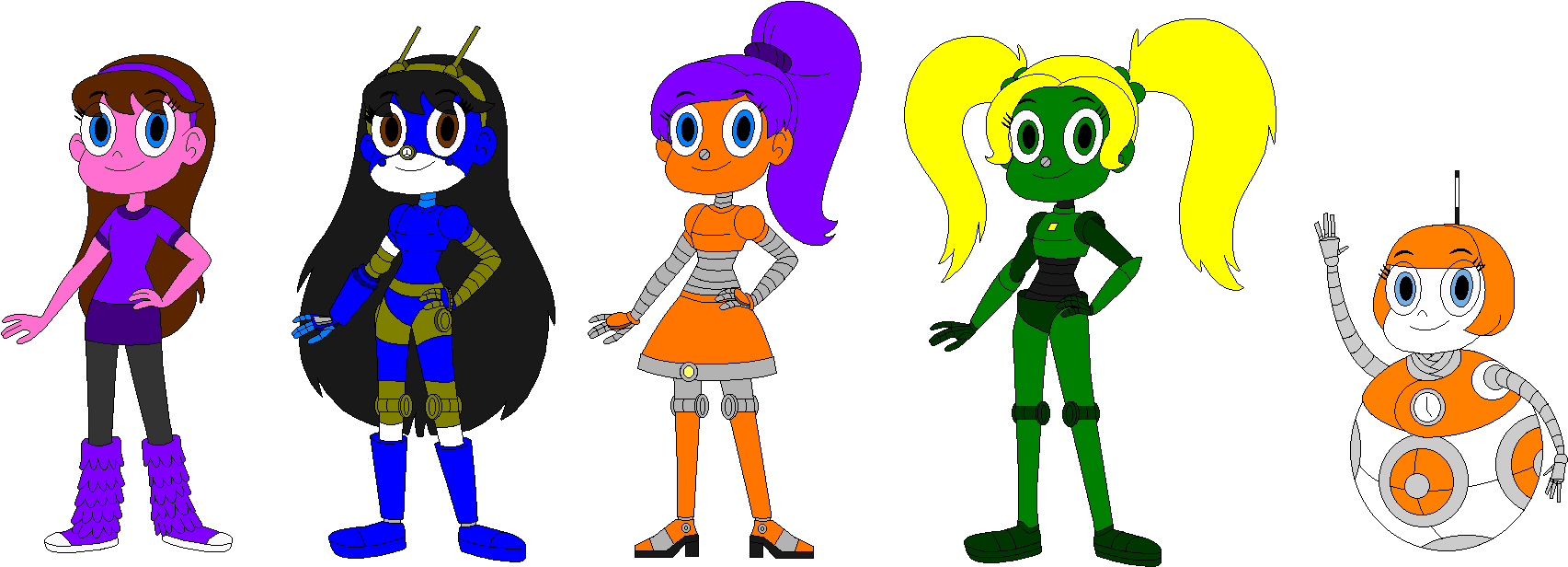 Katie And The Rockster Girls In Svtfoe Style By Magic - August 15 (1955x643)
