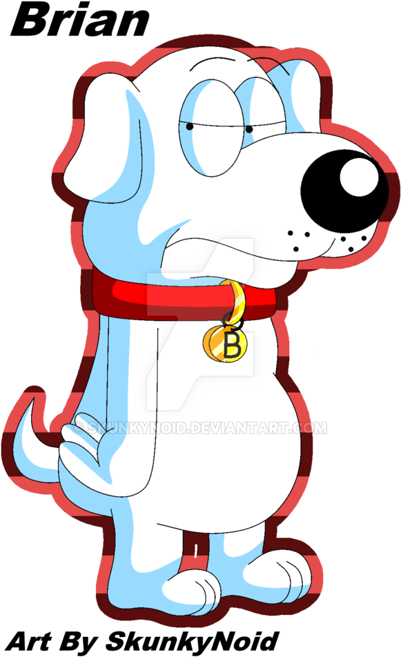 Brian Griffin Skunkynoid Style By Skunkynoid - Family Guy (600x980)
