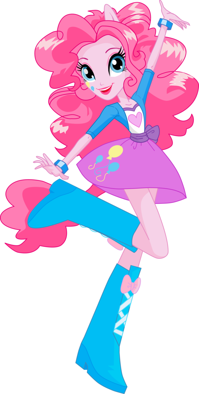 Vector Equestria Girls Box Pinkie Pie By Will290590 - Equestria Girls Png Pinkie Pie (635x1257)