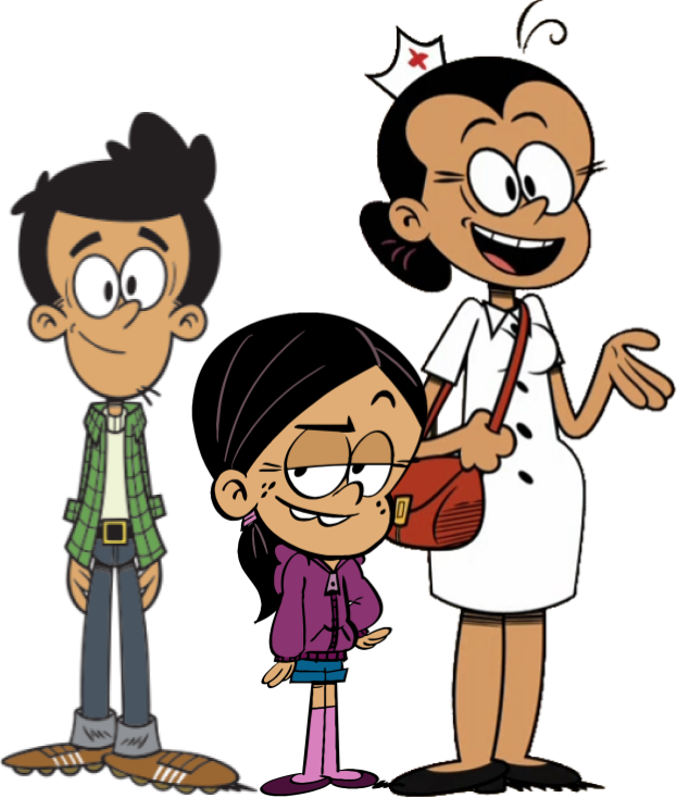 The Loud House The Santiago Family - Casagrande Family Loud House (623x734)