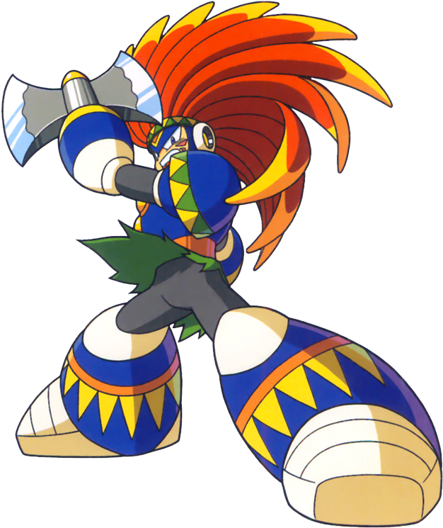 Tomahawk Man - Mega Man 6 Tomahawk Man (651x771)