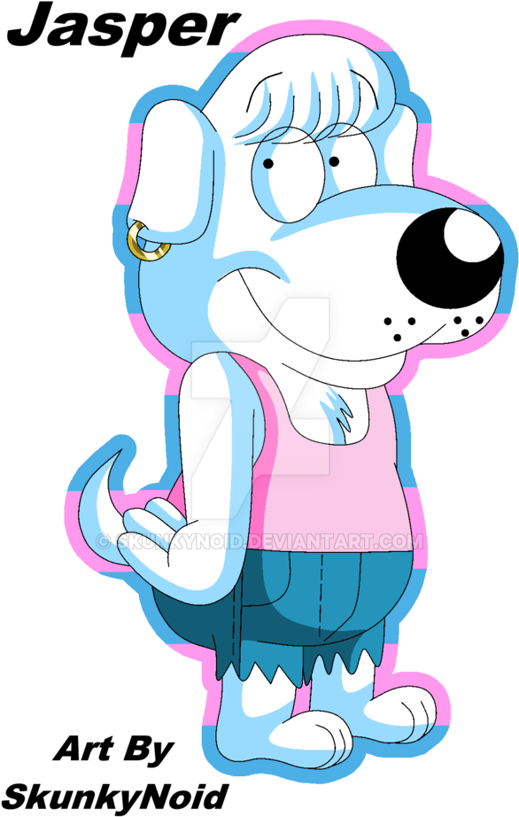 Jasper Skunkynoid Style By Skunkynoid - Dog Bites Bear Family Guy (600x946)