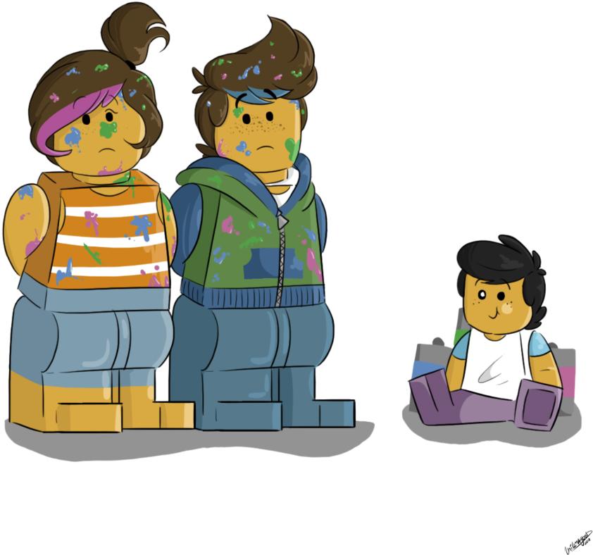 Uhhhh He Did It - Lego Batman Movie Family Deviantart (886x901)