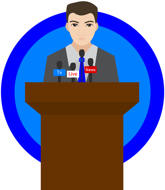 Presidents Clipart Political Leader - Ilustracion De Un Politico (648x720)