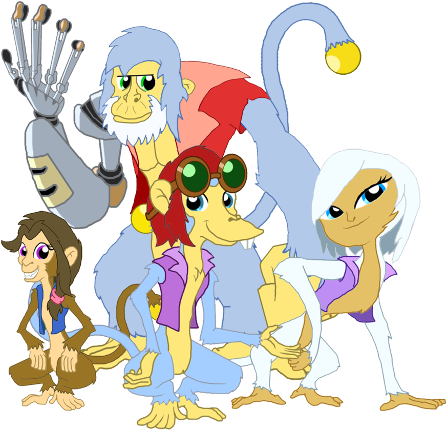 Gizmonk Family Reunited By Moheart7 - Mlp Gizmonks (925x863)