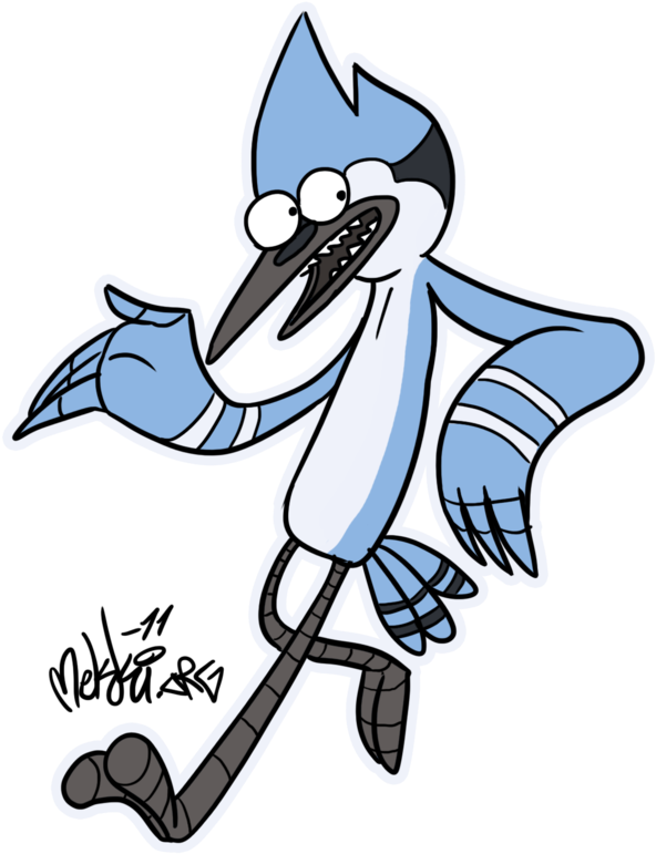 Mordecai By Mekki - Mordecai Png (600x803)