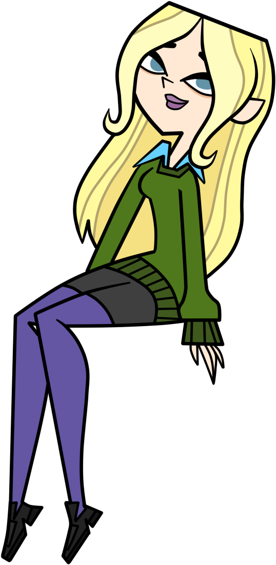 Total Drama All Stars Redux - Total Drama Dawn Sitting (650x1150)