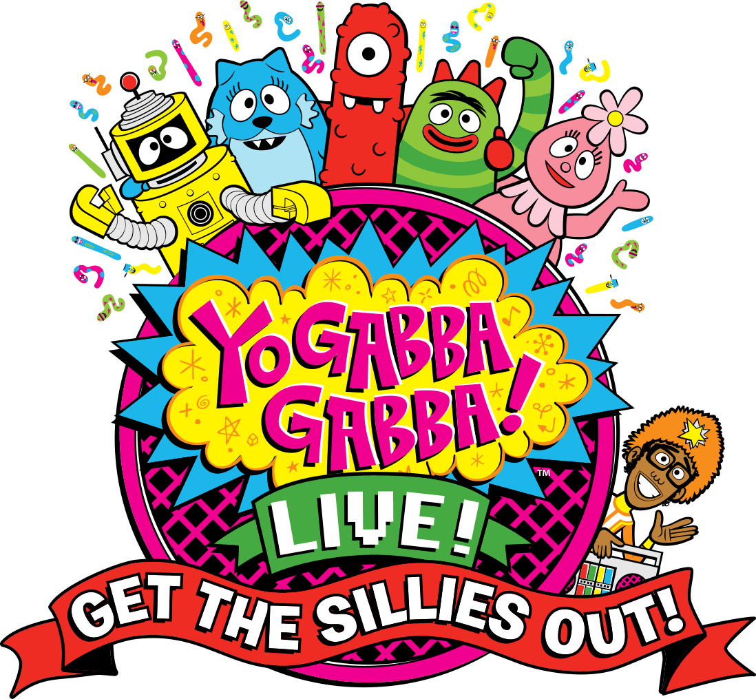 Kids Tv Show Logos - Yo Gabba Gabba Logo (1098x1015)