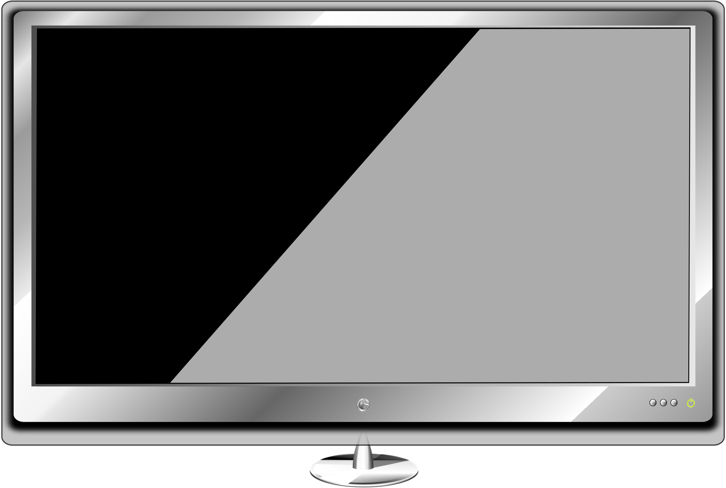 Big Image - Wide Screen Monitor Png (2400x1633)