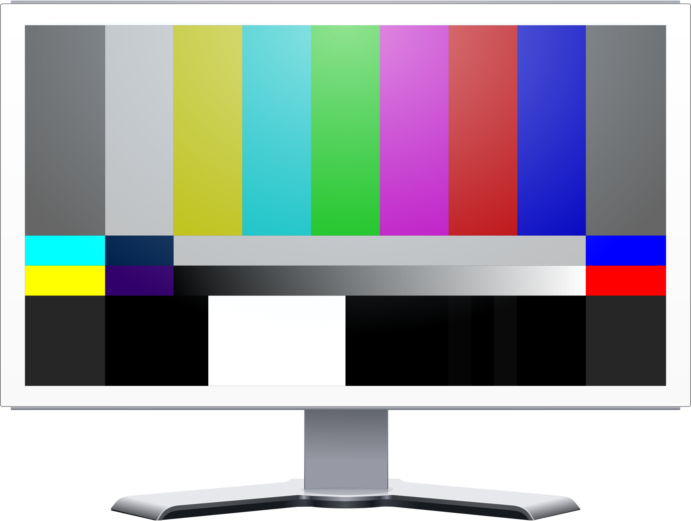 Lcd Monitor With Color Bars - カラー バー (2400x1875)