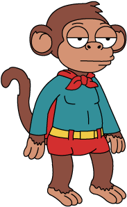 Beppo The Super-monkey - Cartoon (460x460)