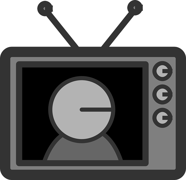 Icon Screen, Flat, Television, Theme, Icon - Tv Clip Art (640x618)