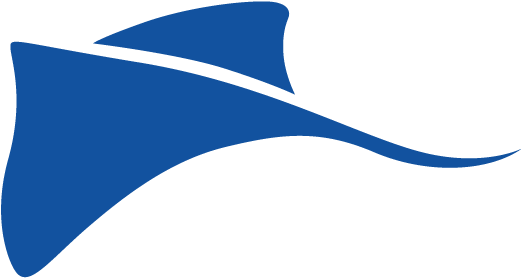 Stingray - Blue Stingray Logo (595x410)