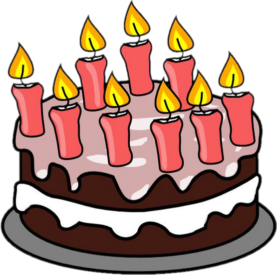 Gâteau Anniversaire Clipart - Birthday Cake Clip Art (555x550)