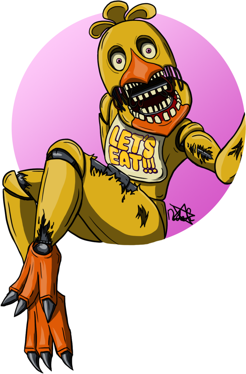 Chica The Chicken By Demiamuca - Chica The Chicken Drawings (1024x1348)